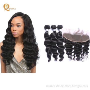 Human Weave Hair Bundles Cuticle Aligned Raw Curly 100% Virgin Malaysian Mink with Closure 9A 12A 7a 8a 9a 10a 8''-30''